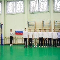 Поднятие государственного флага и исполнения гимна России 07112022